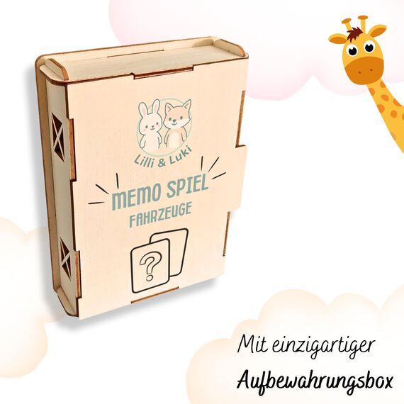 Lilli&Luki® Spielzeug ab 2 Jahre [20 Karten] Montessori | Kinderspielzeug | Logopädie | Lesen Lernen 1. klasse | Geschenk | Lernspiele | Memo | Mädchen | Holzspielzeug | Geschenkideen | Lernspielzeug