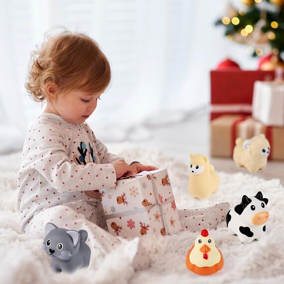 Victse Montessori Spielzeug für Kleinkinder, Farbsortierung & Stapeln Passende Lernsortierspielzeug, Motorikspielzeug Baby Sensory Lernspiele Geschenk für Kinder Jungen Mädchen
