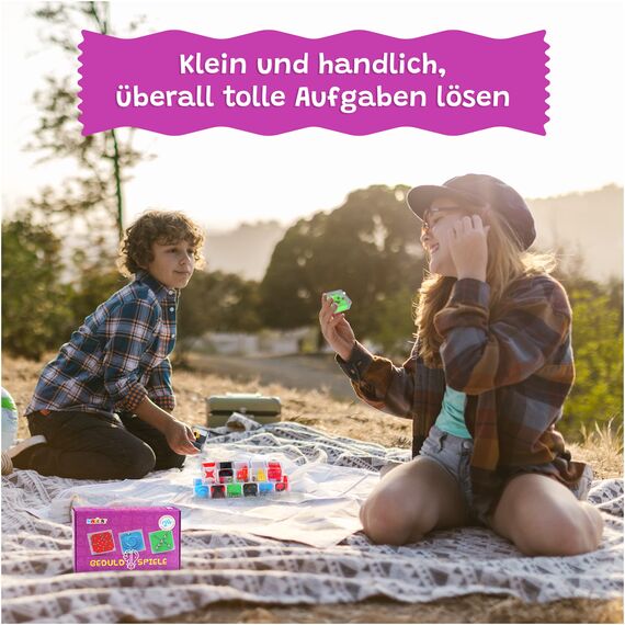 Magicat Premium Geduldspiele Set I 24 Herausfordernde Geduldspiele für Kinder BZW. Knobelspiele für Erwachsene I Ideales Mitgebsel Kindergeburtstag I Spaßige Lernspiele für Feinmotorik