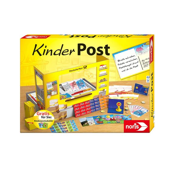 Noris 606011619AMA Kinderpost Und Kinderpostzubehör, Das Beliebte Rollenspiel Inkl. Nachfüllset, Bereits In Der Packung Enthalten, Für Kinder Ab 4 Jahren [Exklusiv Bei Amazon]