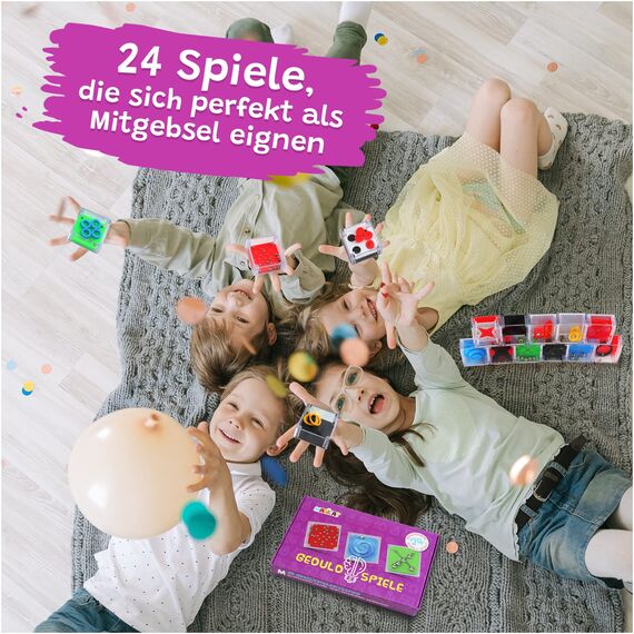 Magicat Premium Geduldspiele Set I 24 Herausfordernde Geduldspiele für Kinder BZW. Knobelspiele für Erwachsene I Ideales Mitgebsel Kindergeburtstag I Spaßige Lernspiele für Feinmotorik