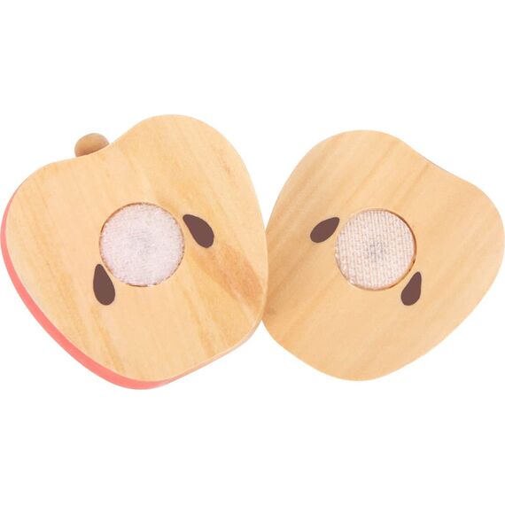 small foot Schneide-Set Obst "fresh" aus Holz, Lebensmittel für Kinderküche, Rollenspielzeug ab 2 Jahren, 12330