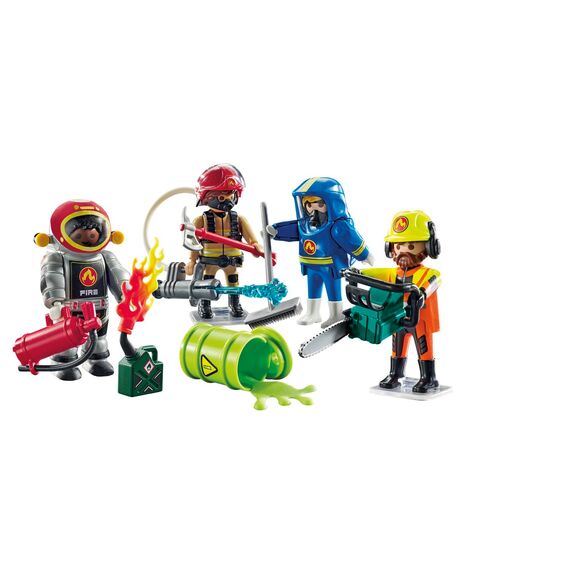 PLAYMOBIL Action Heroes 71468 My Figures Feuerwehr, kreatives Spielvergnügen mit individuellen Figuren und abnehmbaren Zubehörteilen, variationsreiches Spielzeug für Kinder ab 5 Jahren