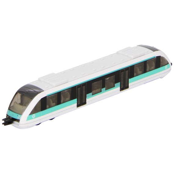 siku 1646001, Nahverkehrszug RATP Frankreich, Metall/Kunststoff, 1:120, Türkis/Weiß, Kompatibel mit anderen siku Spielzeugen