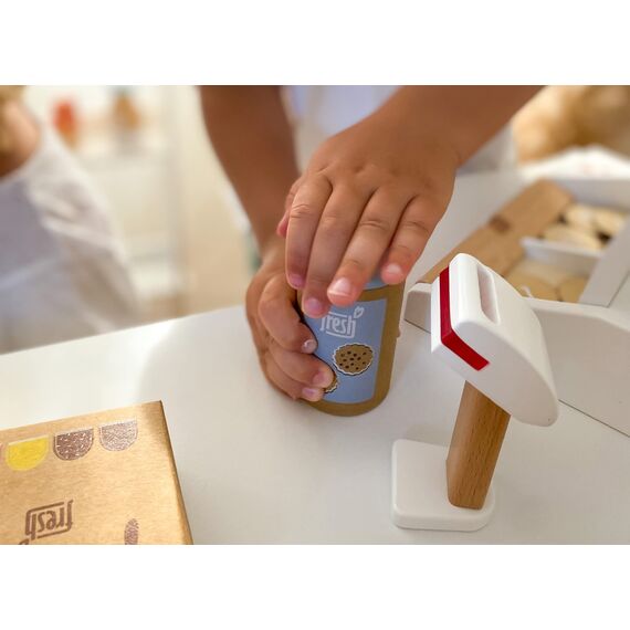 small foot Sandwich-Kekse "fresh" aus Holz, Zubehör für Kaufladen und Kinderküche, Rollenspielzeug ab 3 Jahren, 12352, Kindergerecht