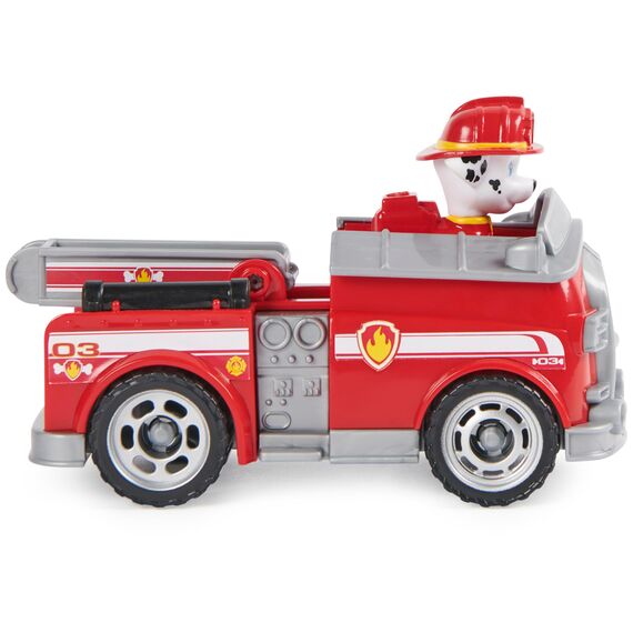 PAW PATROL, Feuerwehr-Auto mit Marshall-Figur (Sustainable Basic Vehicle/Basis Fahrzeug), Spielzeug für Kinder ab 3 Jahren