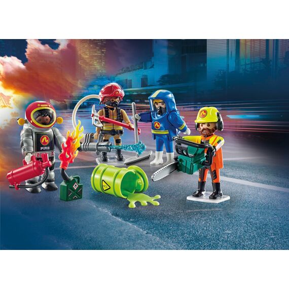 PLAYMOBIL Action Heroes 71468 My Figures Feuerwehr, kreatives Spielvergnügen mit individuellen Figuren und abnehmbaren Zubehörteilen, variationsreiches Spielzeug für Kinder ab 5 Jahren