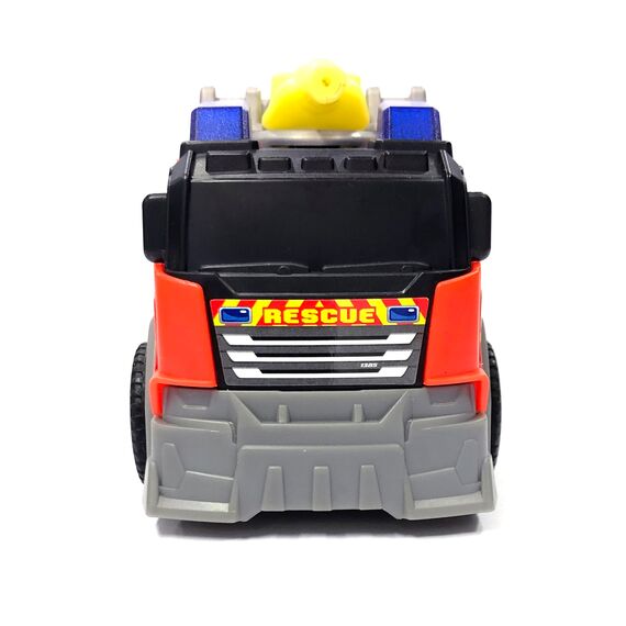 Dickie Toys Feuerwehrauto mit Wasserpistole, Sirene & Blaulicht (15 cm) - Feuerwehr Spielzeug mit Freilauf & echter Wasserspritze für Kinder ab 3 Jahre, inkl.Batterien - 203302028