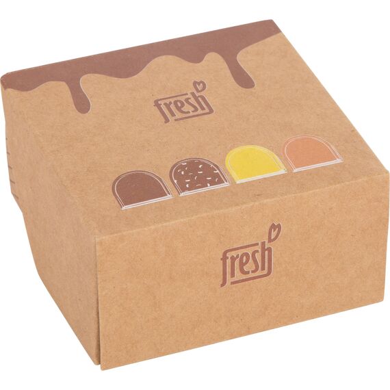 small foot Schokoküsse "fresh" aus Holz, Zubehör für Kaufladen und Kinderküche, Rollenspielzeug ab 3 Jahren, 12349