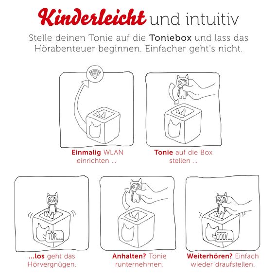 tonies Hörfiguren für Toniebox, Paw Patrol – Schneller als die Feuerwehr, Hörspiel mit 4 Geschichten für Kinder ab 3 Jahren, Spielzeit ca. 59 Minuten
