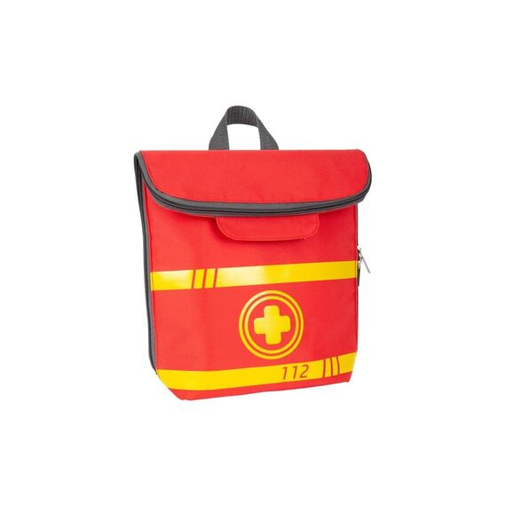 small Foot Notarzt Rucksack mit viel Zubehör, Arzt-Spielzeug für aktives Rollenspiel, für Kinder ab 3 Jahren, 11917