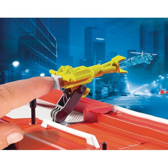PLAYMOBIL City Action 9464 Feuerwehr-Rüstfahrzeug mit Licht und Sound, Ab 5 Jahren