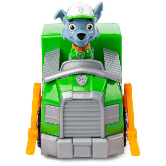 PAW Patrol, Recycling-Fahrzeug mit Rocky-Figur (Basic Vehicle/Basis Fahrzeug), Spielzeugauto, ab 3 Jahren