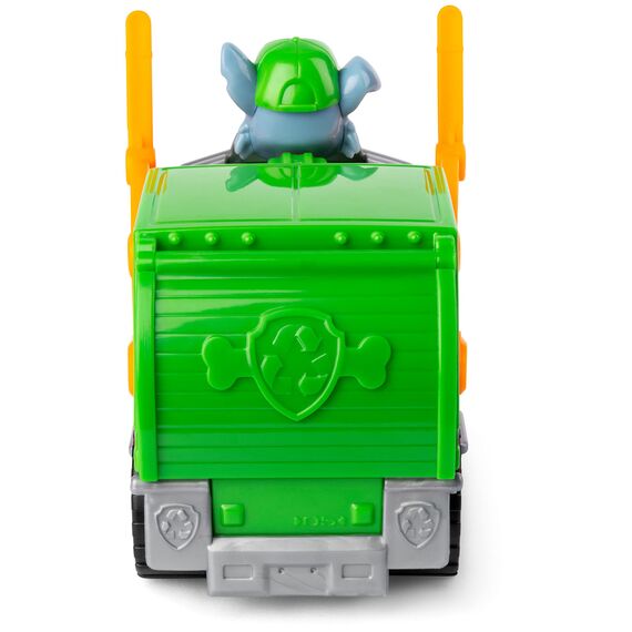 PAW Patrol, Recycling-Fahrzeug mit Rocky-Figur (Basic Vehicle/Basis Fahrzeug), Spielzeugauto, ab 3 Jahren