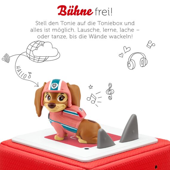 tonies Hörfiguren für Toniebox, PAW Patrol – Liberty, Hörspiel mit 3 Geschichten für Kinder ab 3 Jahren, Spielzeit ca. 50 Minuten