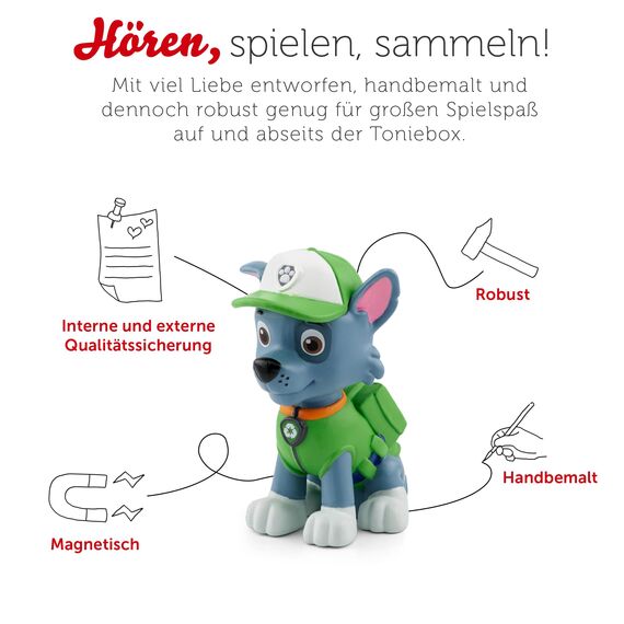 tonies Hörfiguren für Toniebox, PAW Patrol – Die Hundeschau, Hörspiel mit 4 Geschichten für Kinder ab 3 Jahren, Spielzeit ca. 50 Minuten