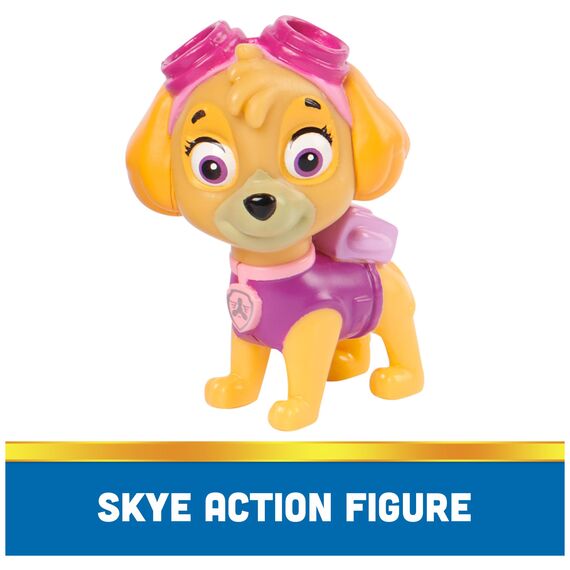 PAW PATROL, Helikopter mit Skye-Figur (Sustainable Basic Vehicle/Basis Fahrzeug), Spielzeug für Kinder ab 3 Jahren