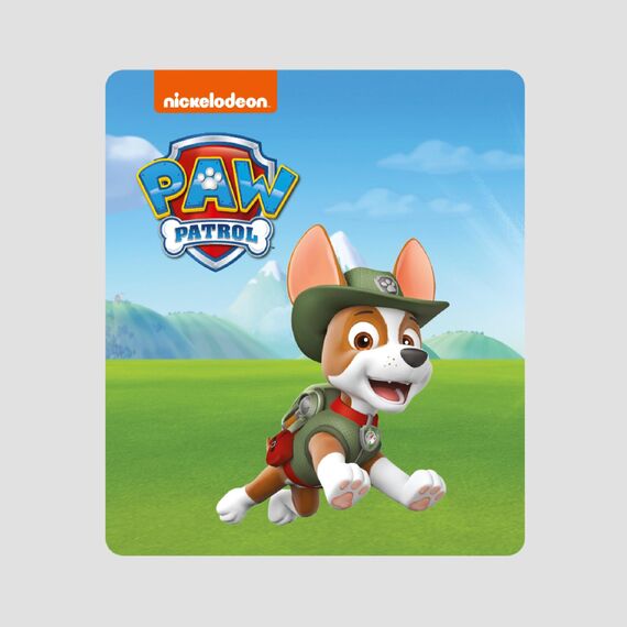 tonies Hörfiguren für Toniebox, PAW Patrol – Hier kommt Tracker, Hörspiel mit 3 Geschichten für Kinder ab 3 Jahren, Spielzeit ca. 55 Minuten