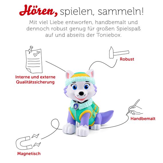 tonies Hörfiguren für Toniebox, PAW Patrol – EIN Neuer Fellfreund, Hörspiel mit 3 Geschichten für Kinder ab 3 Jahren, Spielzeit ca. 50 Minuten
