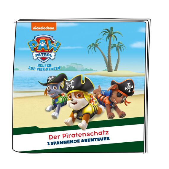 tonies Hörfiguren für Toniebox, PAW Patrol – Der Piratenschatz, Hörspiel mit 4 Geschichten für Kinder ab 3 Jahren, Spielzeit ca. 55 Minuten