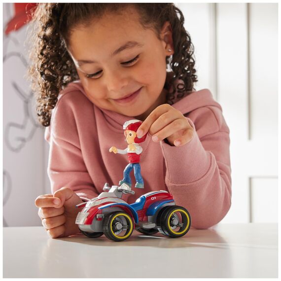 PAW PATROL, Rettungs-Quad mit Ryder-Figur (Sustainable Basic Vehicle/Basis Fahrzeug), Spielzeug für Kinder ab 3 Jahren
