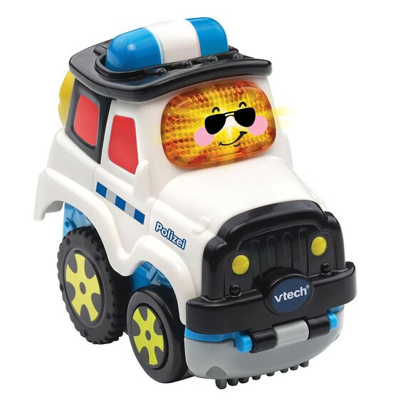 Vtech TUT TUT Baby Flitzer Press&Go Set - Feuerwehr, Lokomotive, Polizei - 3 Fahrzeuge im Set