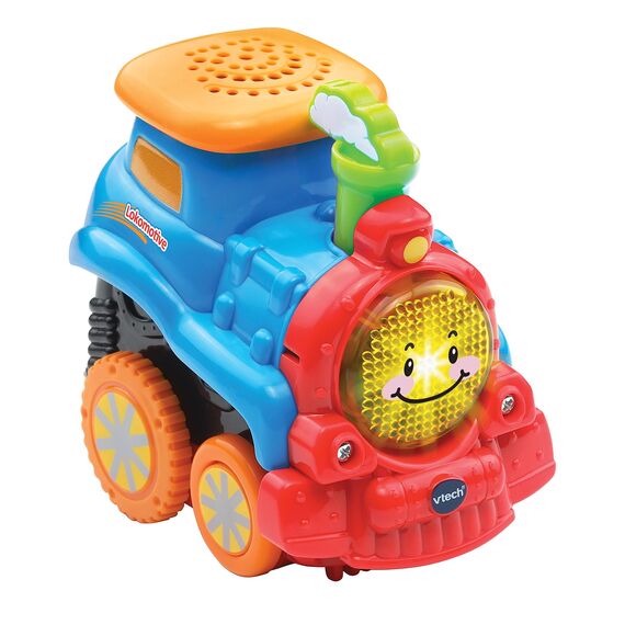 Vtech TUT TUT Baby Flitzer Press&Go Set - Feuerwehr, Lokomotive, Polizei - 3 Fahrzeuge im Set