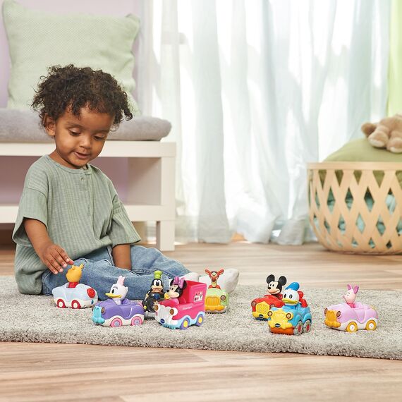 Vtech 80-406504 TUT TUT Baby Flitzer - Disney Set 2 (Mickys Feuerwehrauto, Minnies Eiswagen, Daisys Cabrio)