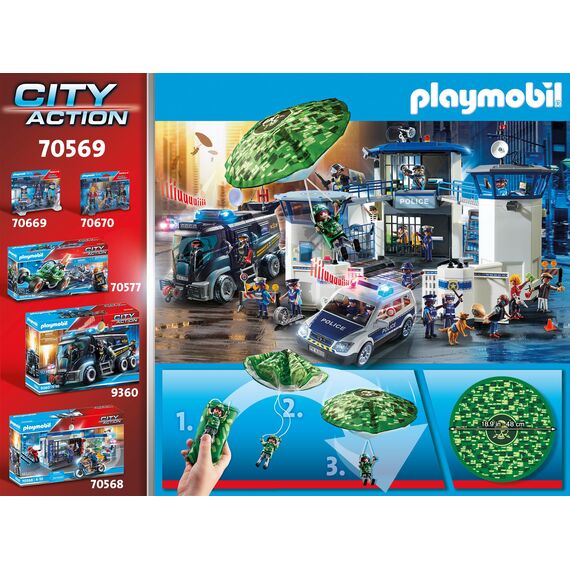 PLAYMOBIL | City Action | Polizei-Hubschrauber | Spielzeug für Kinder ab 4 Jahren | 70569