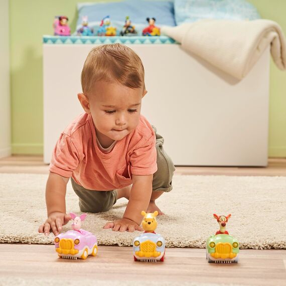 Vtech 80-406564 TUT TUT Baby Flitzer - Disney Set 1 (Winnie Puuhs-, Tiggers- und Ferkels Cabrio)
