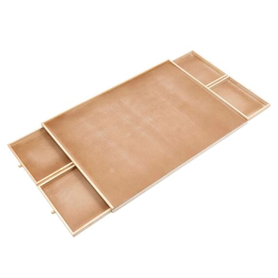 Haushalt International Puzzletisch 1000 Teile Puzzel Tisch 76x57cm Puzzel Board 4 Schubladen Puzzlebrett