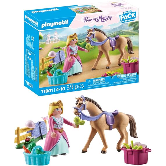 PLAYMOBIL | Princess Magic | Prinzessin mit Pferd | Prinzessinnenspielzeug | Spielzeug für Kinder ab 4 Jahren | 71801