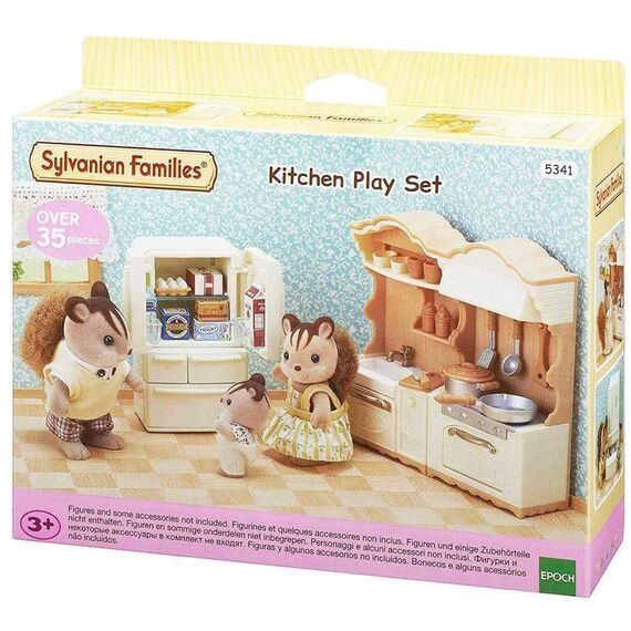 Sylvanian Families 5341 Landhaus Küche mit Kühlschrank - Puppenhaus Einrichtung Möbel