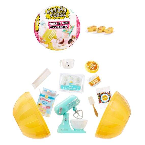 MGA's Miniverse Make It Mini Appliances Series 2 - Sammlerstücke, Geheimnisvolle Blindverpackung, Basteln mit Harz, Lebensmittel-Nachbildungen aus der Küche, für Sammler & Kinder ab 8, Nicht ESSBAR