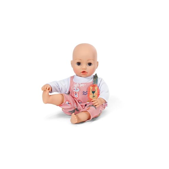 BABY born Strampler mit Langen Ärmeln & Dschungelmotiven - Hochwertiges Puppenzubehör - Kleidung geeignet für Puppen der Größe 43 cm