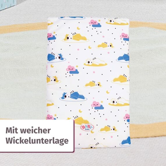 BABY born Wickeltisch für Puppen mit abnehmbaren Tuchhalter, 829998 Zapf Creation