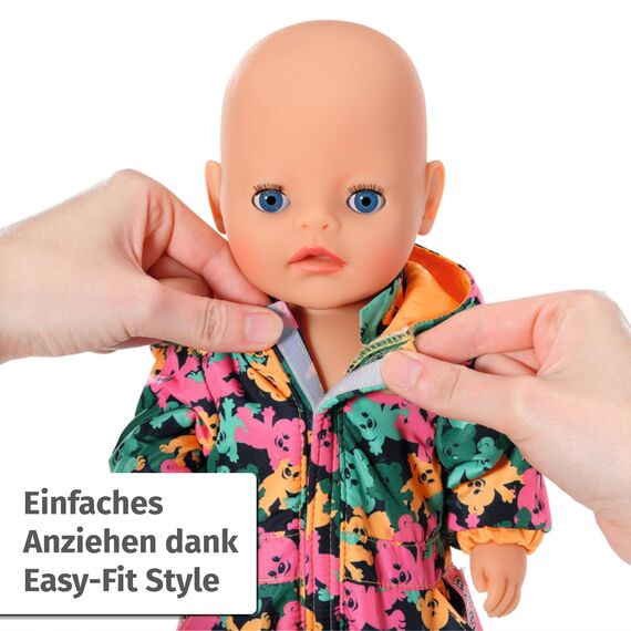 Baby Born Little Outdoor Anzug für 36 cm Puppen, 836323 Zapf Creation, grün