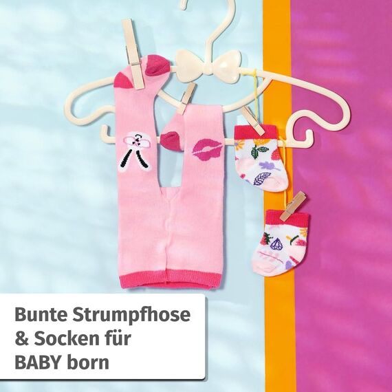 BABY Born Strumpfhose und Socken im Set für 43 cm Puppen, Set Nicht frei wählbar 836064 Zapf Creation