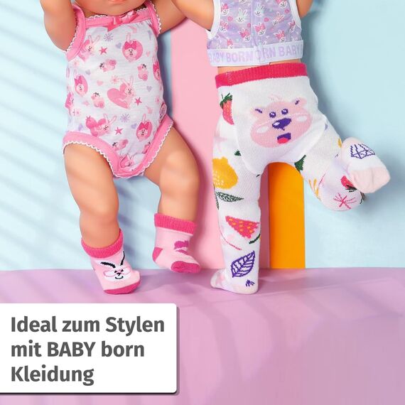 BABY Born Strumpfhose und Socken im Set für 43 cm Puppen, Set Nicht frei wählbar 836064 Zapf Creation