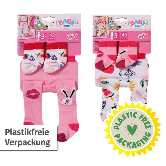 BABY Born Strumpfhose und Socken im Set für 43 cm Puppen, Set Nicht frei wählbar 836064 Zapf Creation