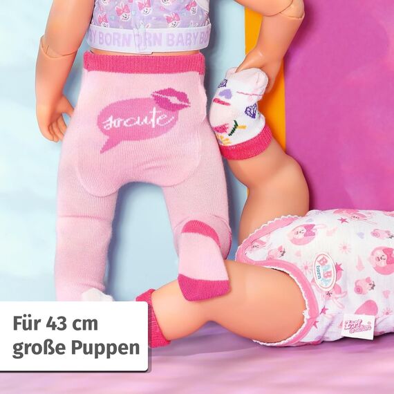 BABY Born Strumpfhose und Socken im Set für 43 cm Puppen, Set Nicht frei wählbar 836064 Zapf Creation