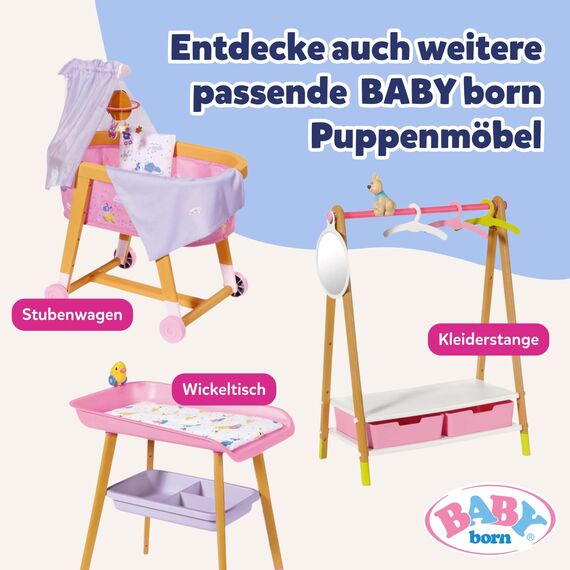 BABY born Baby Nest - Für alle 36 cm & 43 cm Puppen - Hochwertiges Puppenzubehör - Geeignet für Kinder ab 3 Jahren