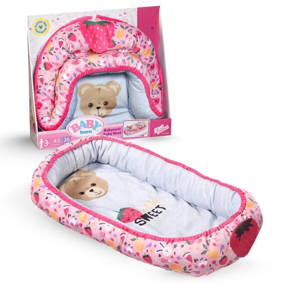 BABY born Baby Nest - Für alle 36 cm & 43 cm Puppen - Hochwertiges Puppenzubehör - Geeignet für Kinder ab 3 Jahren