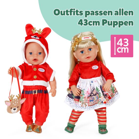 BABY born Adventskalender mit 24 Überraschungen, Puppenkleidung und Accessoires für 43 cm Puppen, 837474 Zapf Creation