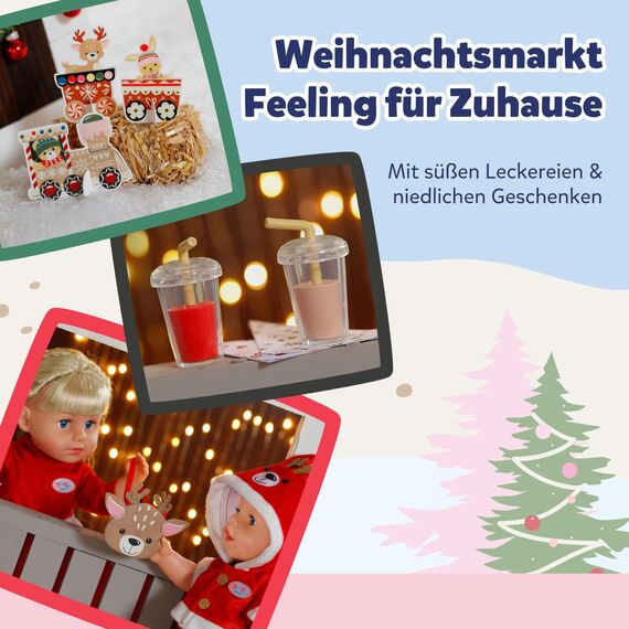 BABY born Adventskalender mit 24 Überraschungen, Puppenkleidung und Accessoires für 43 cm Puppen, 837474 Zapf Creation