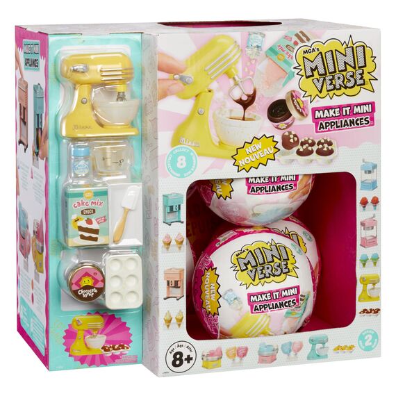 MGA's Miniverse Make It Mini Appliances Series 2 - Sammlerstücke, Geheimnisvolle Blindverpackung, Basteln mit Harz, Lebensmittel-Nachbildungen aus der Küche, für Sammler & Kinder ab 8, Nicht ESSBAR