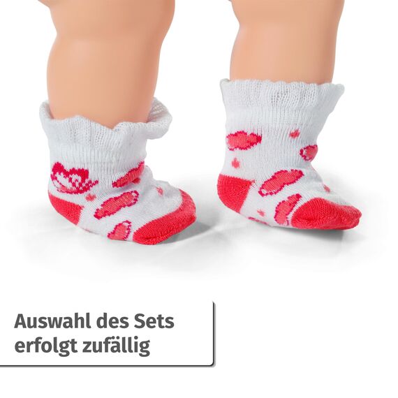 Baby Annabell Strumpfhosen und Socken in verschiedenen Farbkombinationen für 43cm Puppen, 2er Pack Puppenstrumpfhosen, 710807 Zapf Creation