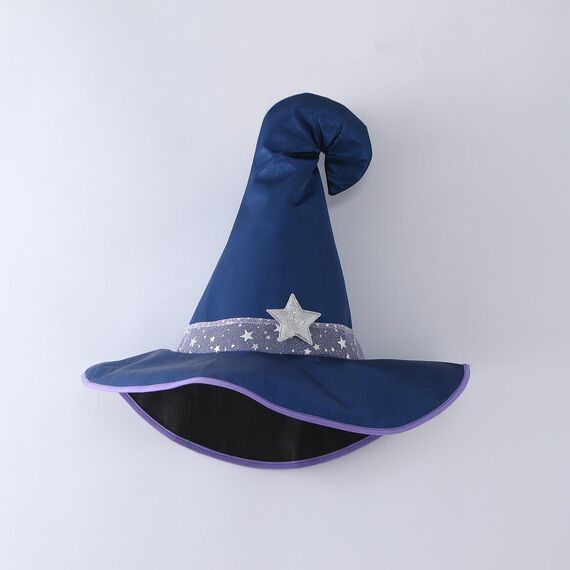 Generisch Faschingskostüme Kinder, Hexenkostüm Kinder - Hexenkostüm Mädchen Set 4-Teilig：Hexenhut,Tasche,Kleid Mit Zauberstab Cosplay Elegant Witch Costume Hexe Kostüm Für Karneval Kostüm Party