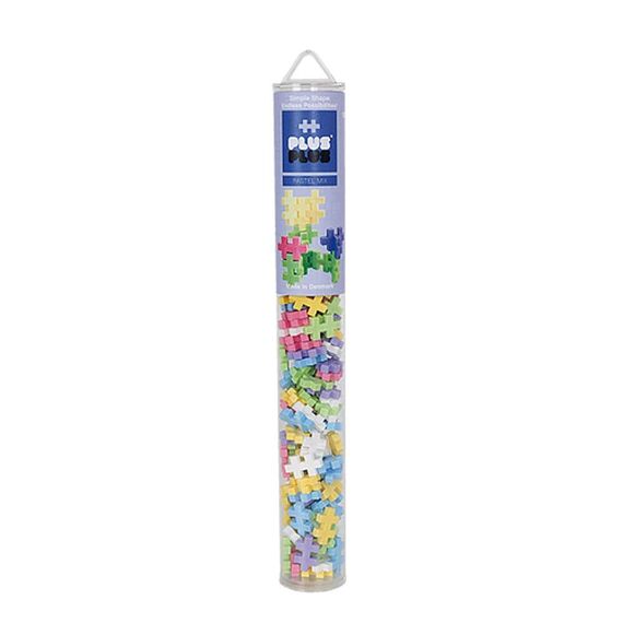 Plus-Plus 300.4025 52229 - Bausteine Mini Pastell Mix, 100 Stück