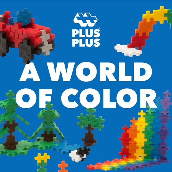Plus-Plus 3310 Geniales Konstruktionsspielzeug, Open Play Basic, Bausteine-Set, 600 Teile